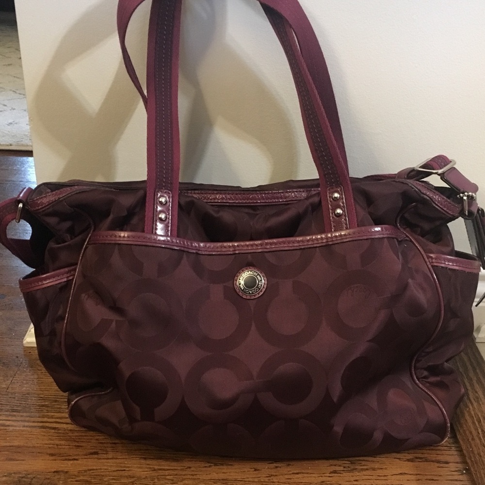 Authentic Coach diaper bag